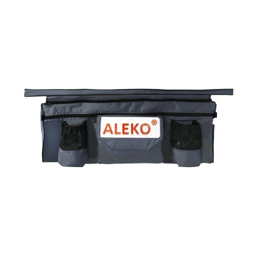 Aleko Products || Aleko Waterproof Inflatable Boat Seat Cushion with Under Seat Bag and Pockets 38x9 inches Dark Gray BSB380DGV1-AP