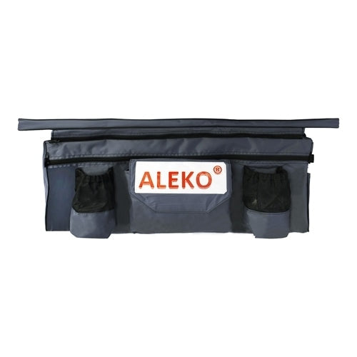 Aleko Products || Aleko Waterproof Inflatable Boat Seat Cushion with Under Seat Bag and Pockets 41x9 inches Dark Gray BSB420DGV1-AP