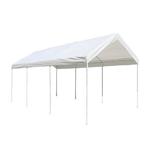 Aleko Products || Aleko Weather Resistant Polyethylene Replacement Roof for Carport - 10 x 20 Feet - White CPRF1020-AP