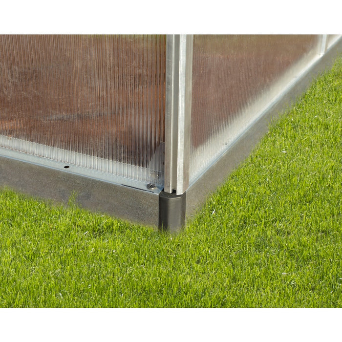 Canopia by Palram || Bella 8 ft. x 20 ft. Greenhouse Kit - Silver Structure & Twin Wall Panels