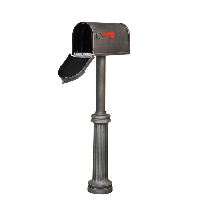Special Lite Products || Berkshire Curbside Mailbox and Bradford Direct Burial Top Mount Mailbox Post
