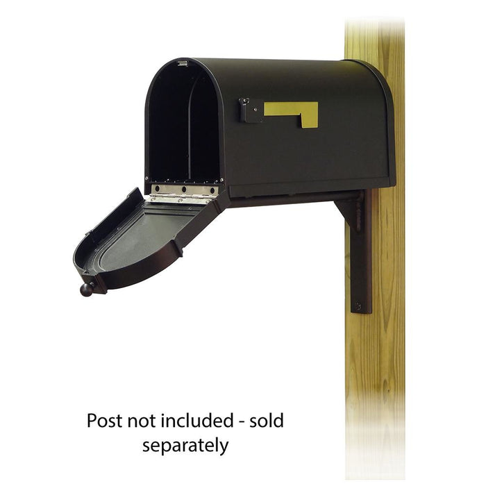 Special Lite Products || Berkshire Curbside Mailbox with Ashley front single mailbox mounting bracket
