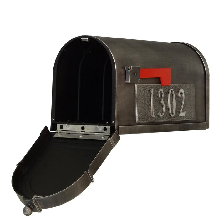 Special Lite Products || Berkshire Curbside Mailbox with Front and Side Numbers