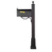 Special Lite Products || Berkshire Curbside Mailbox with Locking Insert and Springfield Mailbox Post with Base