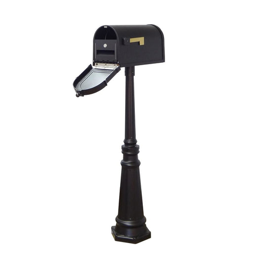 Special Lite Products || Berkshire Curbside Mailbox with Locking Insert and Tacoma Mailbox Post with Direct Burial Kit