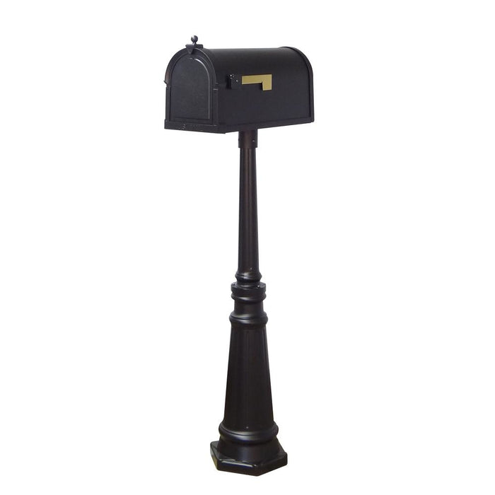 Special Lite Products || Berkshire Curbside Mailbox with Locking Insert and Tacoma Mailbox Post
