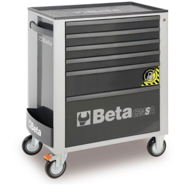 Beta Tools || Beta Tools Anti-Tilt Roller Cabinet 6 Drawer C24SA/6 Grey