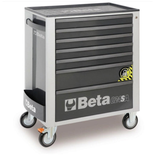 Beta Tools || Beta Tools Anti Tilt Roller Cabinet 7 Drawer C24SA/7 Grey