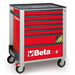 Beta Tools || Beta Tools Anti Tilt Roller Cabinet 7 Drawer C24SA/7 Red