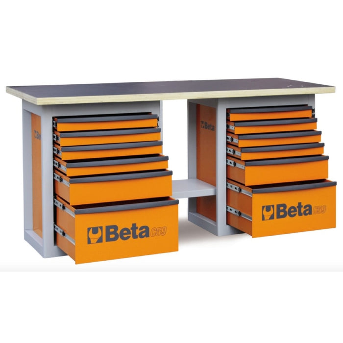 Beta Tools || Beta Tools Endurance Workbench 12 Drawers C59B