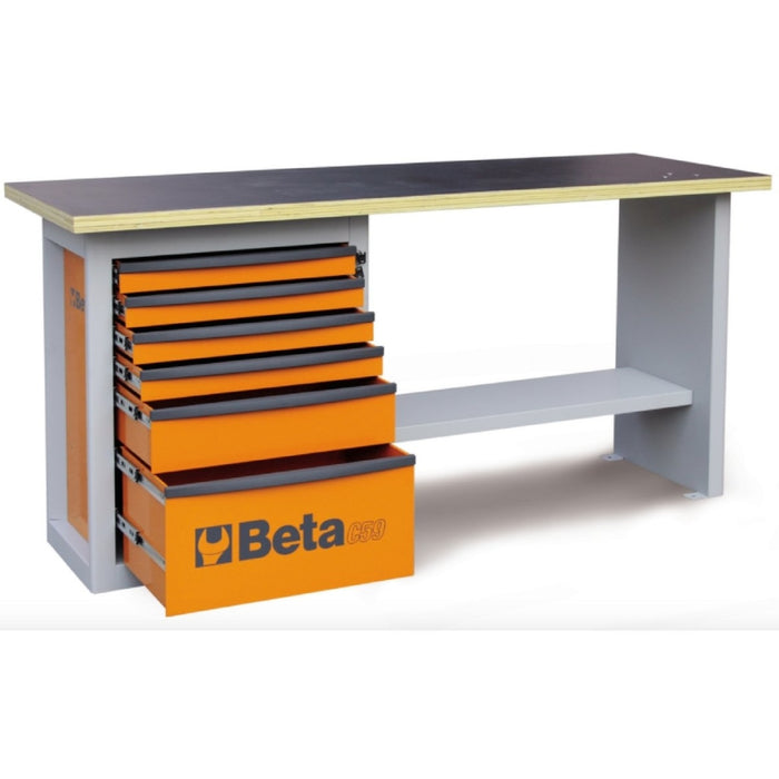 Beta Tools || Beta Tools Endurance Workbench 6 Drawers C59A