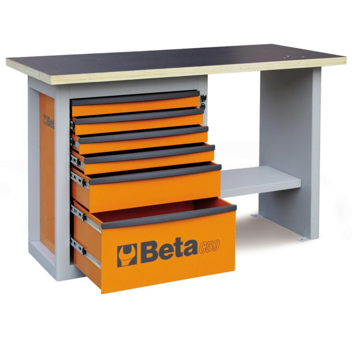 Beta Tools || Beta Tools Endurance Workbench 6 Drawers C59C