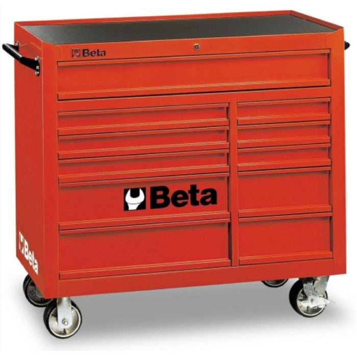 Beta Tools || Beta Tools Mobile Roller Cabinet 11 Drawer C38 Red