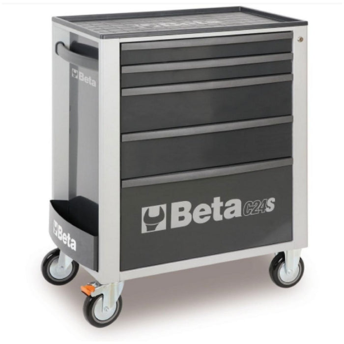 Beta Tools || Beta Tools Mobile Roller Cabinet 5 Drawer C24S/5 Grey
