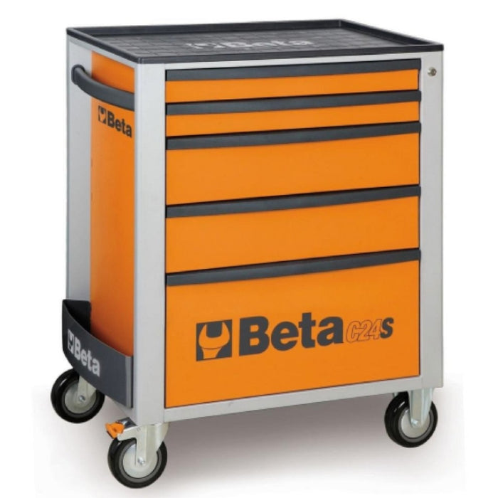 Beta Tools || Beta Tools Mobile Roller Cabinet 5 Drawer C24S/5 Orange