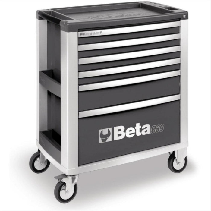 Beta Tools || Beta Tools Mobile Roller Cabinet 6 Drawer C39 Grey