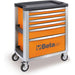 Beta Tools || Beta Tools Mobile Roller Cabinet 6 Drawer C39 Orange