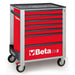 Beta Tools || Beta Tools Mobile Roller Cabinet 7 Drawer C24S/7 Red