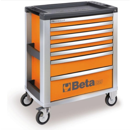 Beta Tools || Beta Tools Mobile Roller Cabinet 7 Drawer C39 Orange