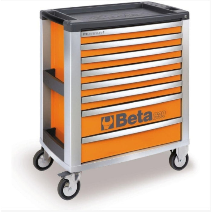 Beta Tools || Beta Tools Mobile Roller Cabinet 8 Drawer C39 Orange