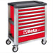Beta Tools || Beta Tools Mobile Roller Cabinet 8 Drawer C39 Red