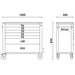 Beta Tools || Beta Tools Roller Cabinet 7 Drawer Long C24SA-XL
