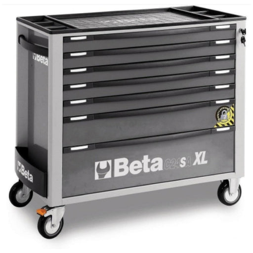 Beta Tools || Beta Tools Roller Cabinet 7 Drawer Long C24SA-XL Grey