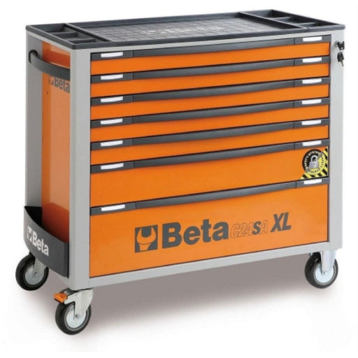 Beta Tools || Beta Tools Roller Cabinet 7 Drawer Long C24SA-XL Orange