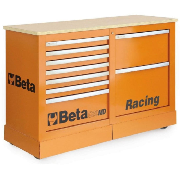 Beta Tools || Beta Tools Special Mobile Roller Cabinet C39MD Orange