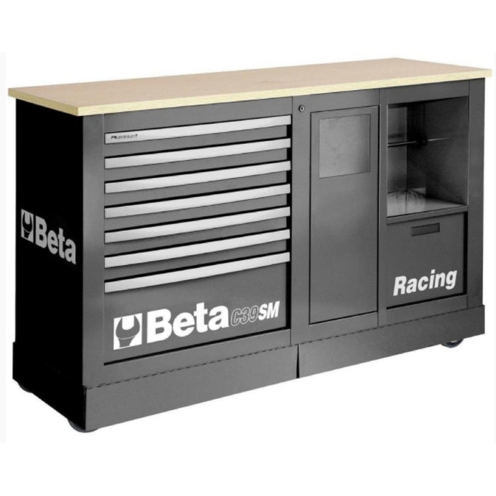 Beta Tools || Beta Tools Special Racing Mobile Roller Cabinet C39SM Grey