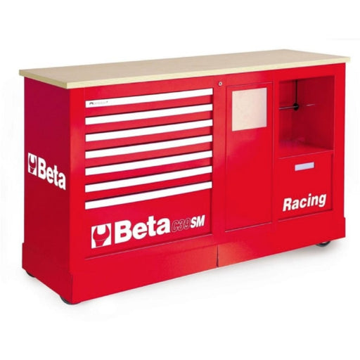 Beta Tools || Beta Tools Special Racing Mobile Roller Cabinet C39SM Red