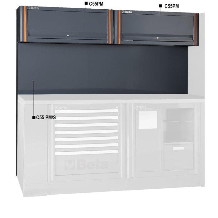 Beta Tools || Beta Tools Tool Panel With Suspended Cabinets C552PM