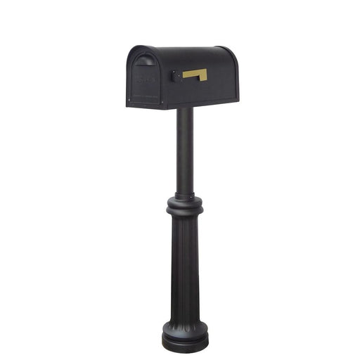 Special Lite Products || Classic Curbside Mailbox and Bradford Direct Burial Top Mount Mailbox Post Decorative Aluminum