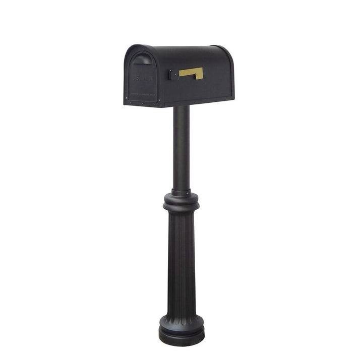 Special Lite Products || Classic Curbside Mailbox and Bradford Direct Burial Top Mount Mailbox Post Decorative Aluminum