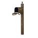 Special Lite Products || Classic Curbside Mailbox and Springfield Direct Burial Mailbox Post Smooth