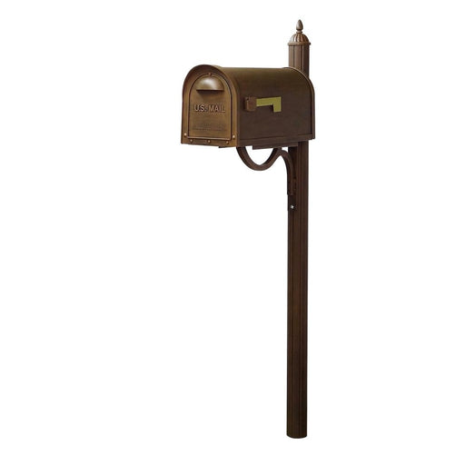 Special Lite Products || Classic Curbside Mailbox with Richland Mailbox Post