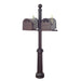 Special Lite Products || Classic Curbside Mailboxes and Fresno Double Mount Mailbox Post