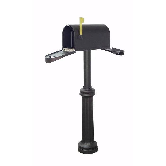Special Lite Products || Classic Curbside Two Door Mailbox and Bradford Mailbox Post