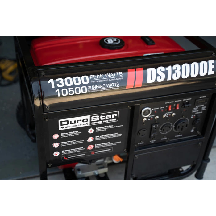 DuroMax || DuroMax 13,000 Watt Gasoline Portable Generator DS13000E