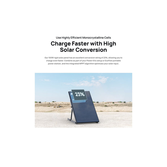 EcoFlow || ECOFLOW 100W Rigid Solar Panel Set of 2