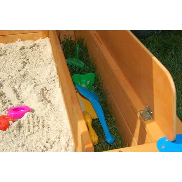 Exaco || Exaco MAXI Sandbox with Toy Storage Box/seat and adjustable roof/cover
