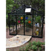 Exaco || Exaco Royal Victorian Greenhouse VI34 Black with 10mm Twin-Wall Polycarbonate
