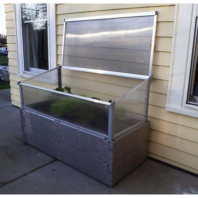 Exaco || Exaco "Timber" Raised Bed with All-Year Cold-Frame TRB-AYCF-G