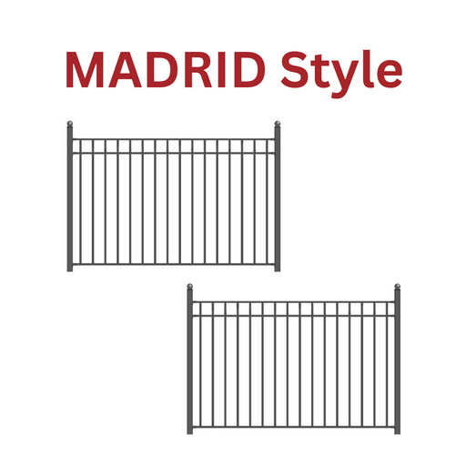 Aleko Products || 2-Panel Fence Kit – MADRID Style – 8x5 ft. Each