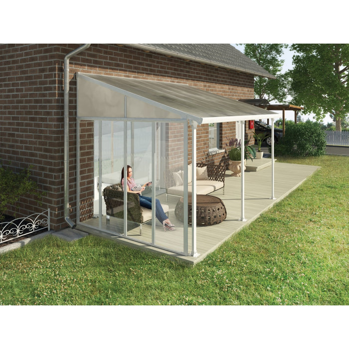 Canopia by Palram || Feria 10' Patio Cover Sidewall Kit - White