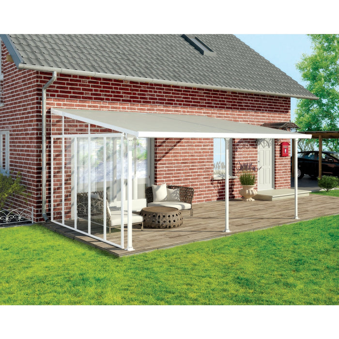 Canopia by Palram || Feria 13' Patio Cover Sidewall Kit - White