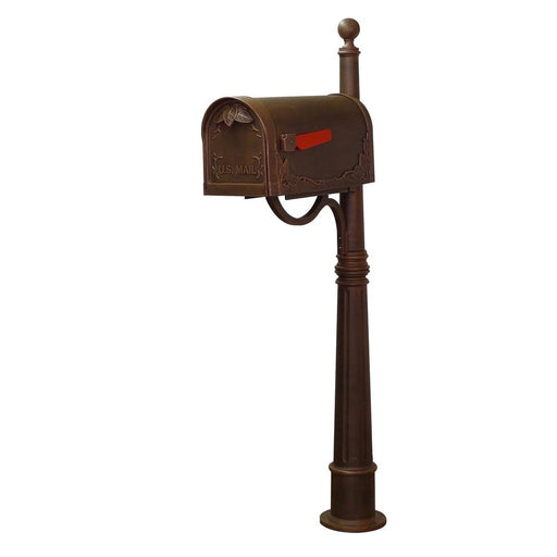 Special Lite Products || Floral Curbside Mailbox Ashland Decorative Aluminum Durable Mailbox Post
