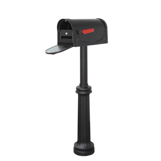 Special Lite Products || Floral Curbside Mailbox, Locking Insert and Bradford Mailbox Post