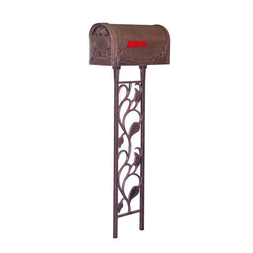 Special Lite Products || Floral Curbside Mailbox with Floral Mailbox Post