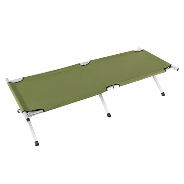 inQ Boutique || Folding Camping Cot With Carrying Bags Outdoor Travel Hiking Sleeping Chair Bed D0102Hhjh37